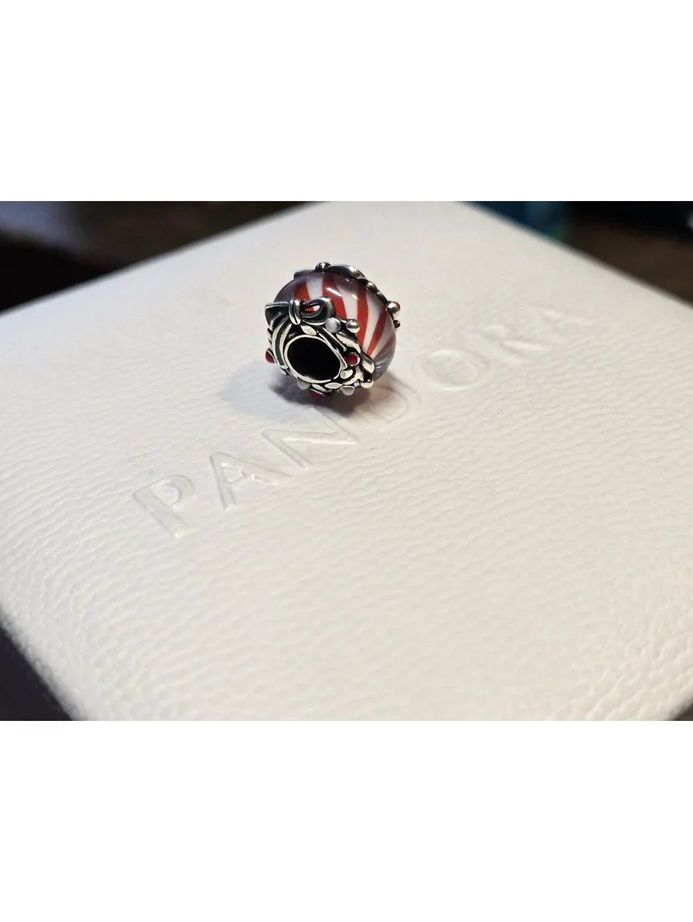 Pandora charm s925 ale christmas glass bead